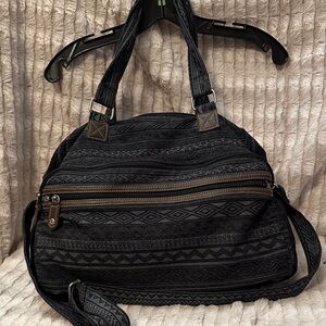 Aztec Patterned Weekender Bag